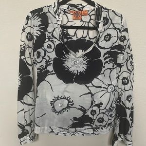 Tory Burch size 2 embellished tunic
